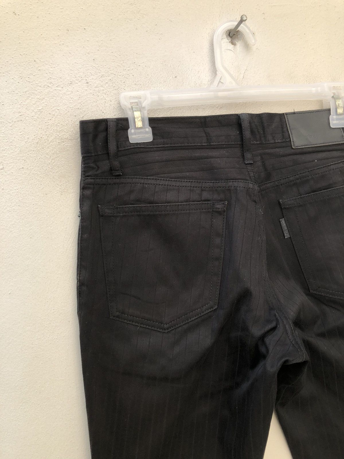 Tete Homme Tete Homme Japan Stripe Black Pant Flare Jeans Size US 30 / EU 46 - 14 Thumbnail