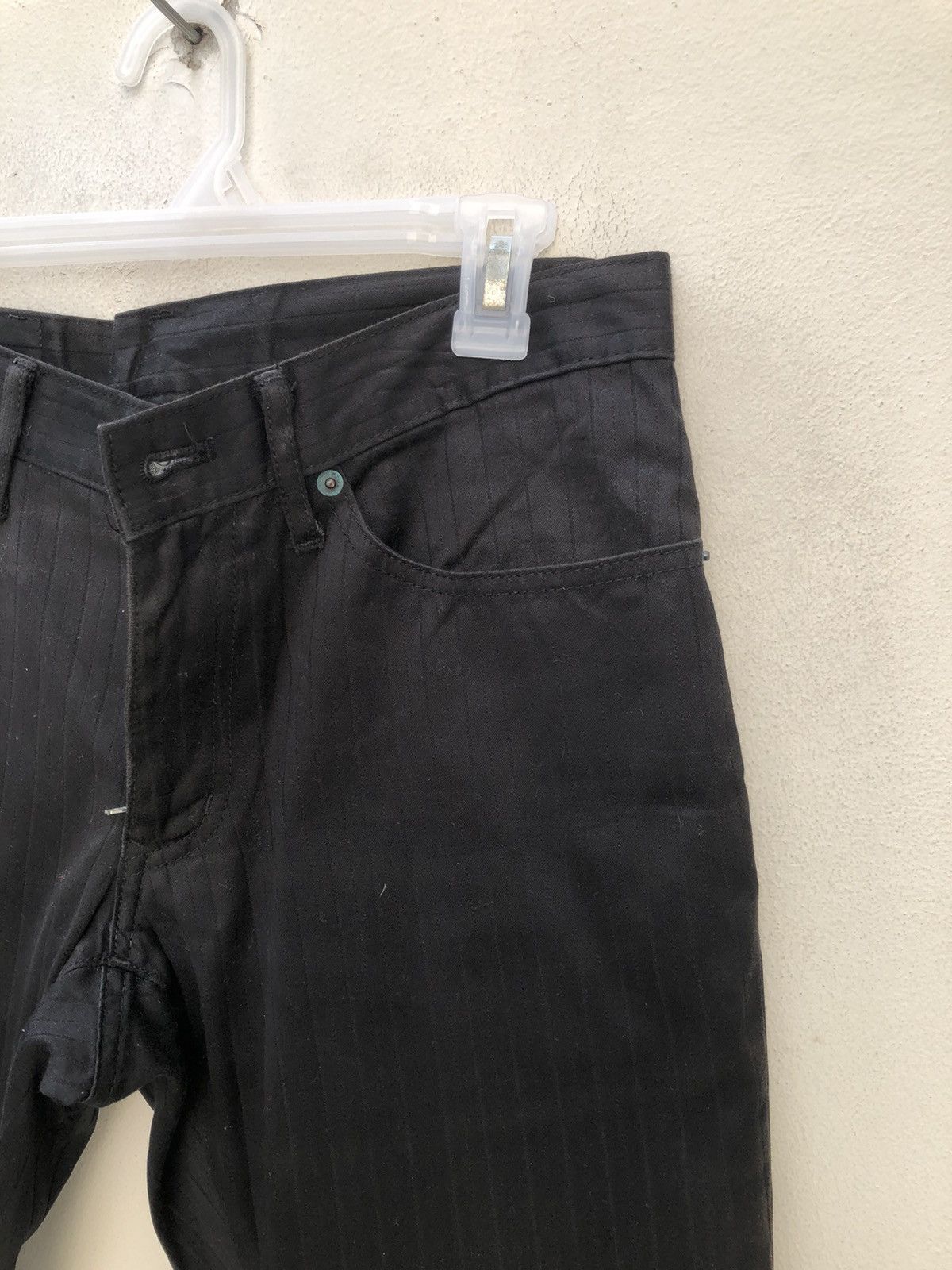 Tete Homme Tete Homme Japan Stripe Black Pant Flare Jeans Size US 30 / EU 46 - 10 Thumbnail