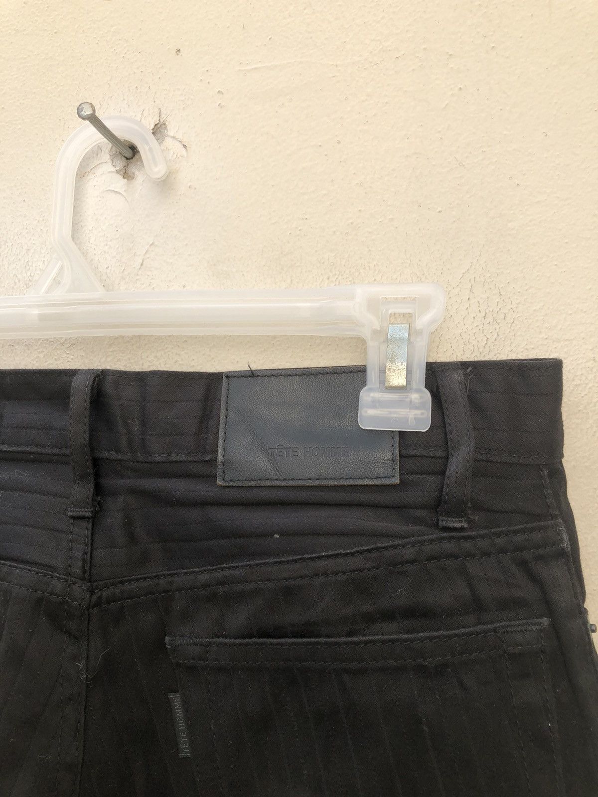 Tete Homme Tete Homme Japan Stripe Black Pant Flare Jeans Size US 30 / EU 46 - 18 Thumbnail