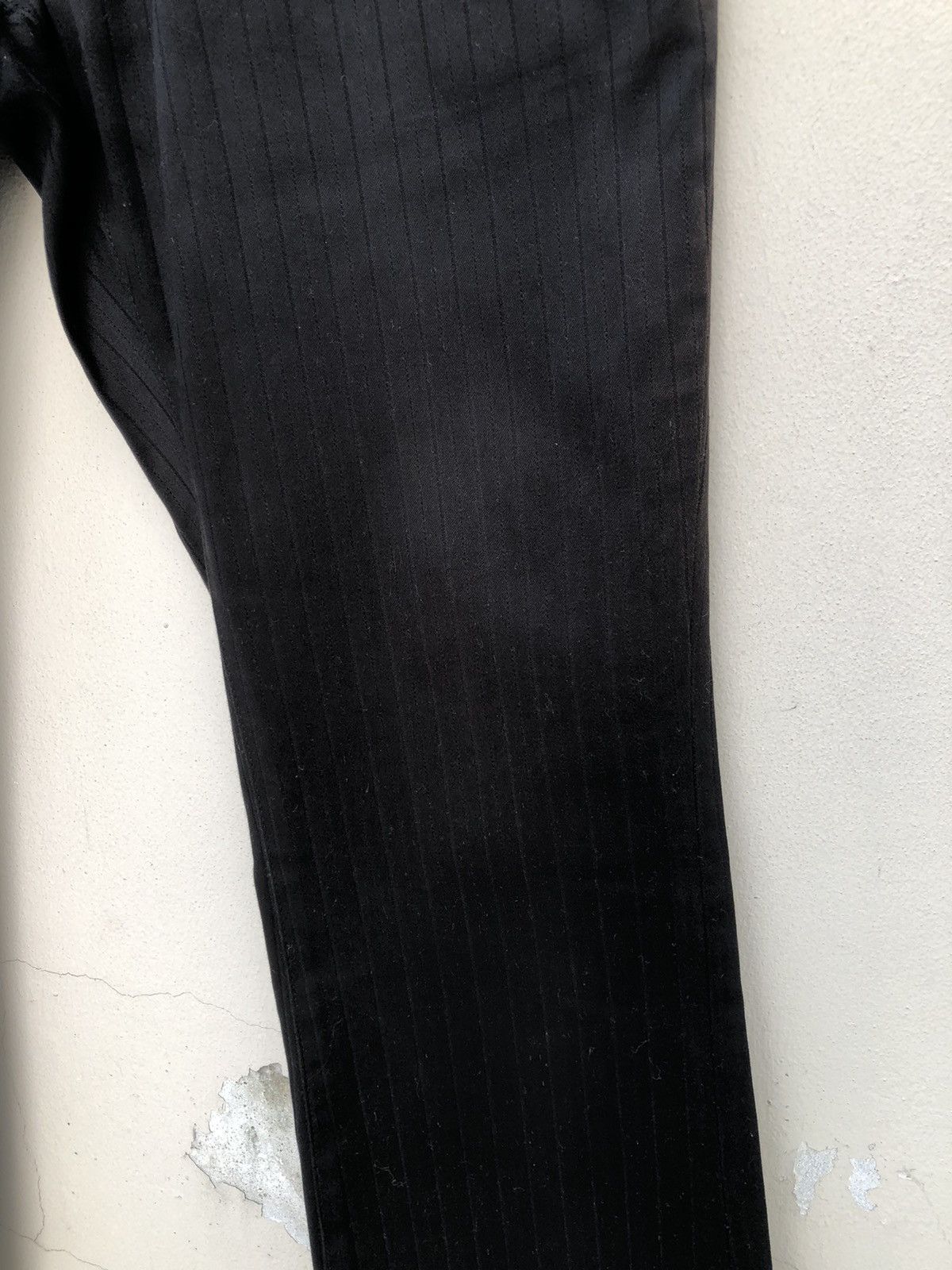 Tete Homme Tete Homme Japan Stripe Black Pant Flare Jeans Size US 30 / EU 46 - 11 Thumbnail
