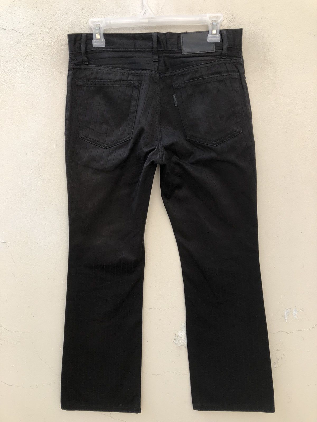 Tete Homme Tete Homme Japan Stripe Black Pant Flare Jeans Size US 30 / EU 46 - 13 Thumbnail