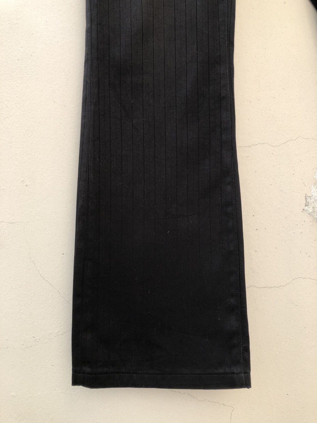 Tete Homme Tete Homme Japan Stripe Black Pant Flare Jeans Size US 30 / EU 46 - 9 Thumbnail
