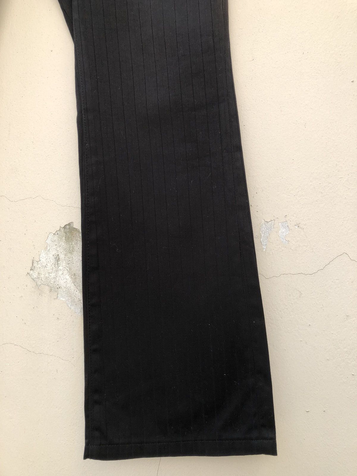 Tete Homme Tete Homme Japan Stripe Black Pant Flare Jeans Size US 30 / EU 46 - 12 Thumbnail