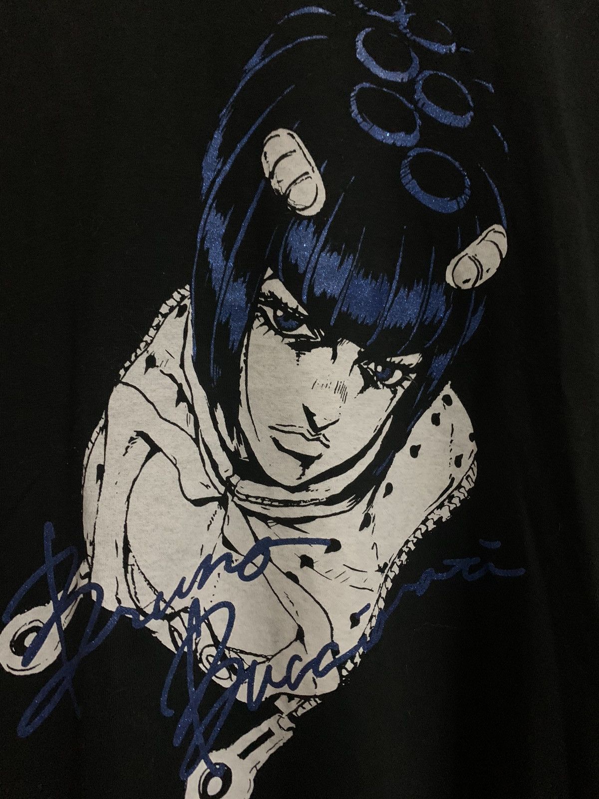 Anime × Cartoon Network × Japanese Brand Rare Jojo Bizarre Adventure Bruno Bucciarati anime shirt Size US L / EU 52-54 / 3 - 2 Thumbnail