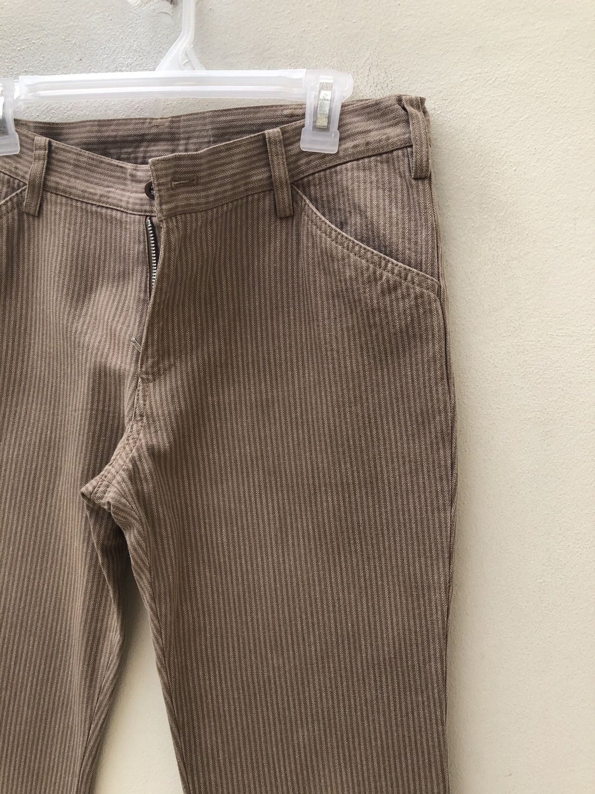 ABAHOUSE Vintage Abahouse Japan Striped Pant Flare Jeans Size US 32 / EU 48 - 11 Thumbnail