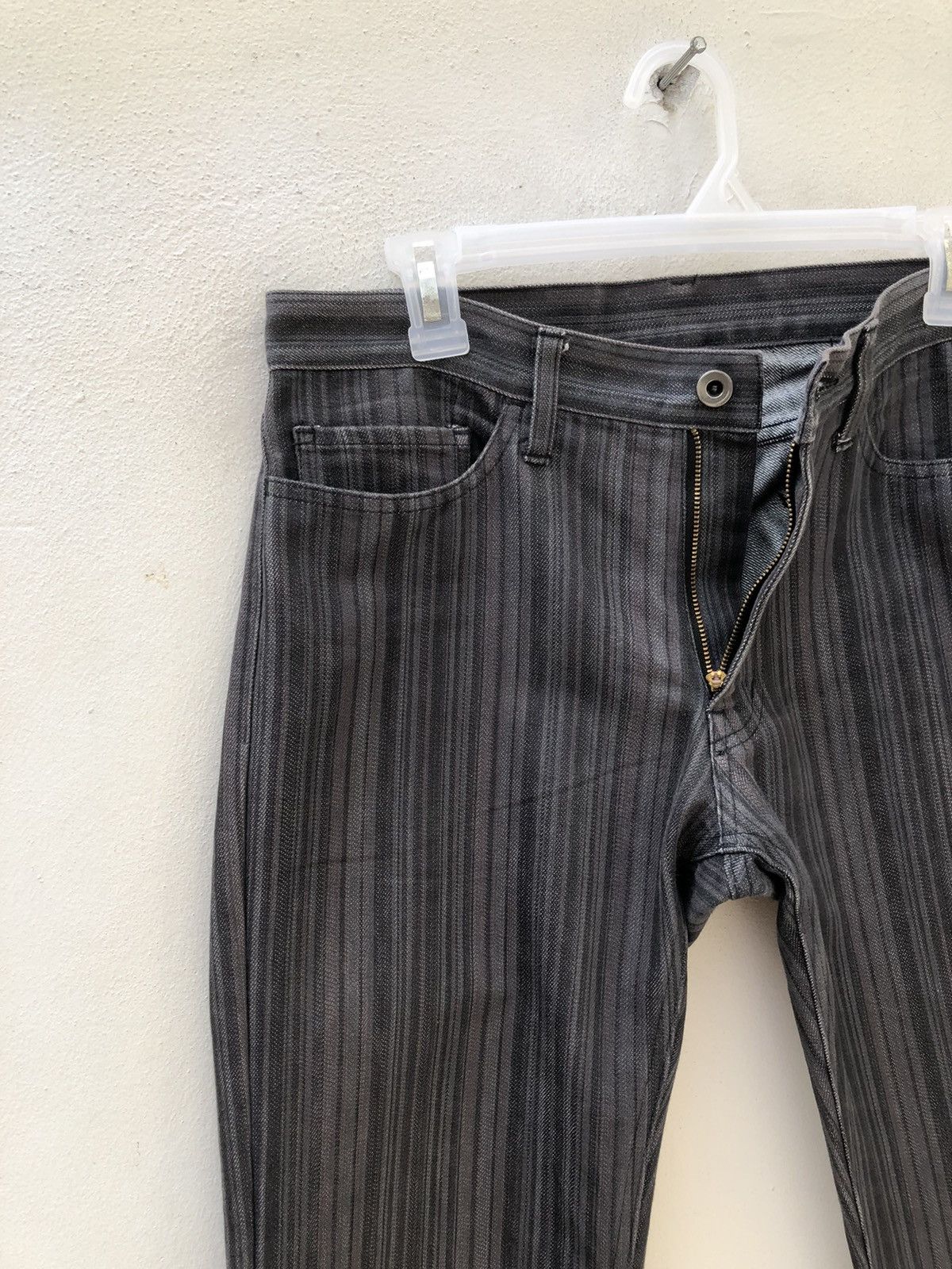 Vintage Rupert The Difference Japan Striped Pant Flare Jeans Size US 31 - 8 Thumbnail
