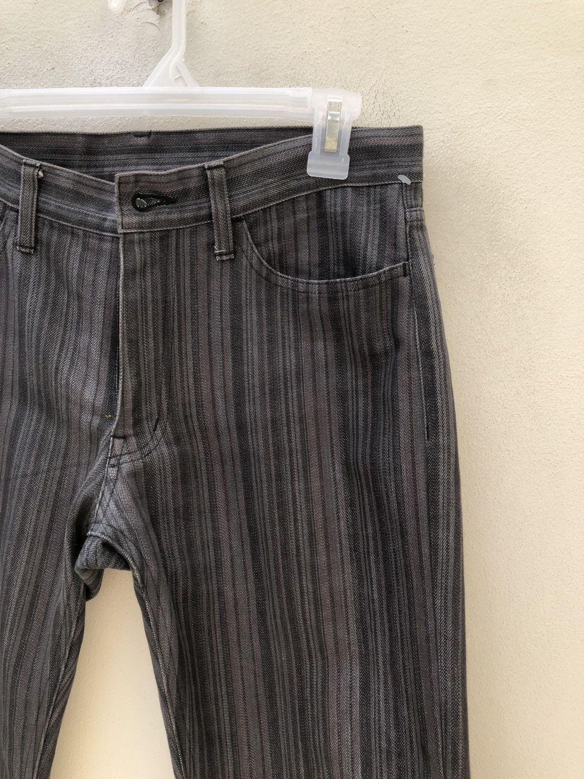 Vintage Rupert The Difference Japan Striped Pant Flare Jeans Size US 31 - 11 Thumbnail