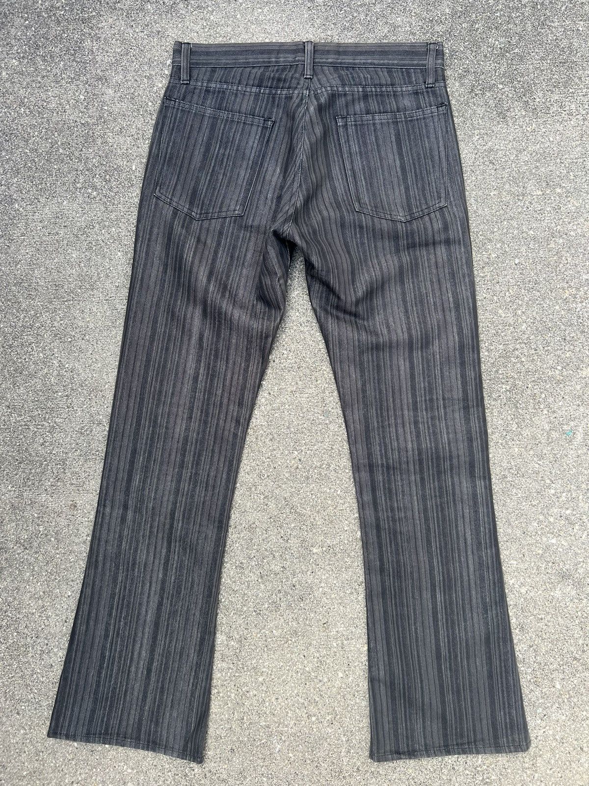 Vintage Rupert The Difference Japan Striped Pant Flare Jeans Size US 31 - 5 Thumbnail