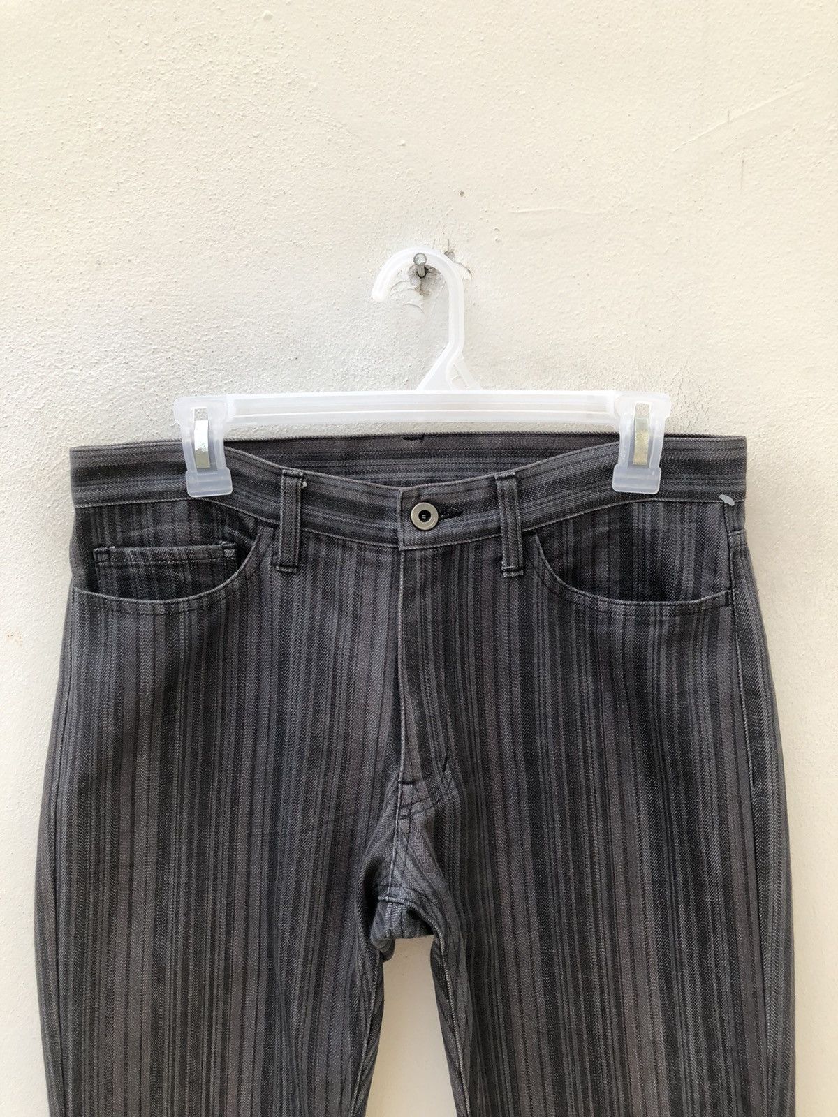 Vintage Rupert The Difference Japan Striped Pant Flare Jeans Size US 31 - 7 Thumbnail