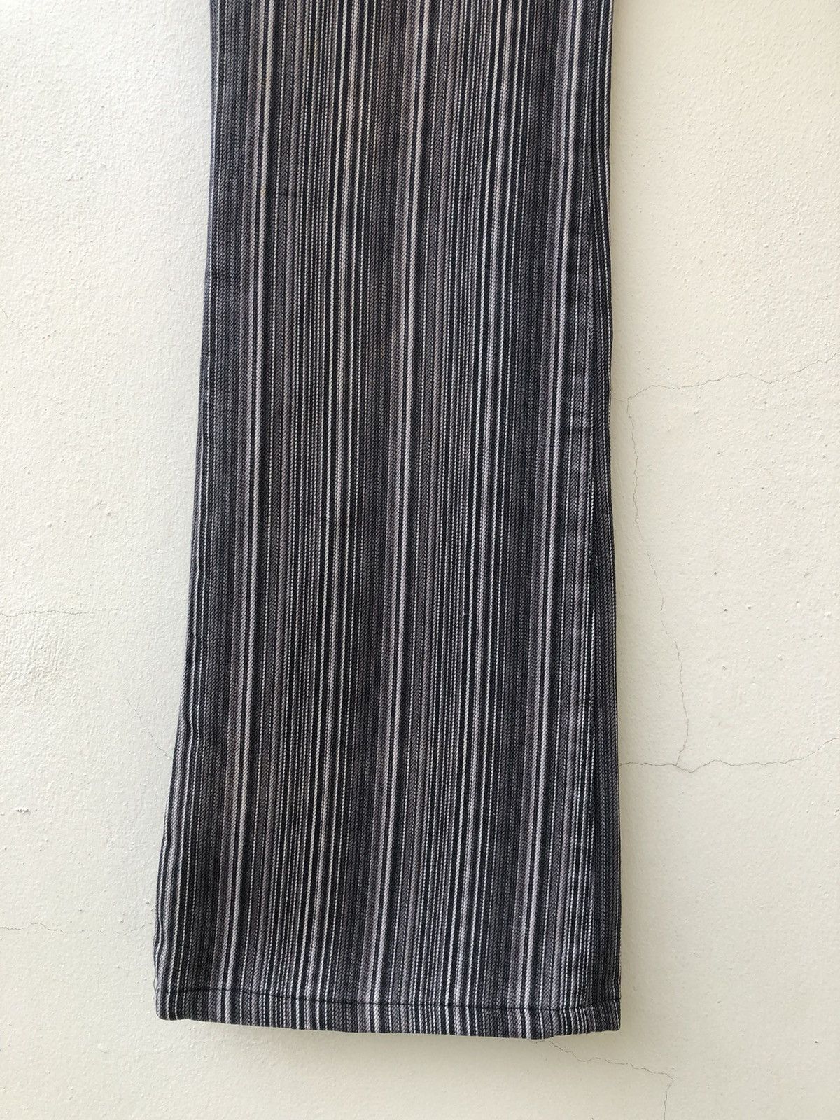 Vintage Semantic Design Japan Striped Pant Flare Jeans Size US 30 / EU 46 - 11 Thumbnail