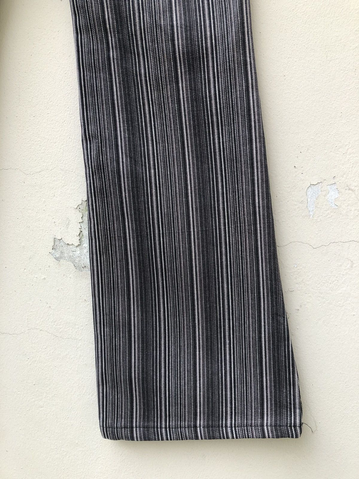 Vintage Semantic Design Japan Striped Pant Flare Jeans Size US 30 / EU 46 - 21 Thumbnail