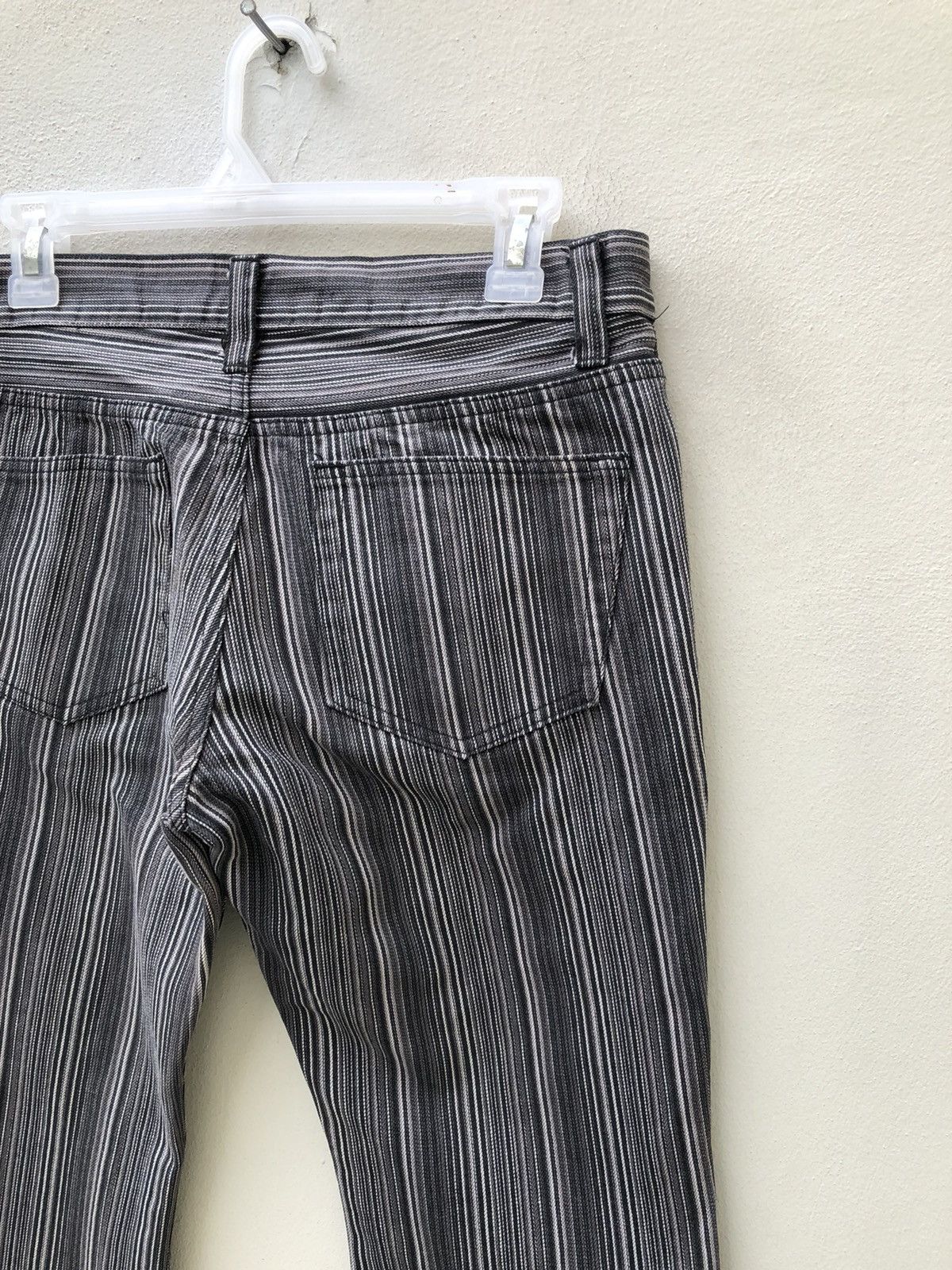 Vintage Semantic Design Japan Striped Pant Flare Jeans Size US 30 / EU 46 - 19 Thumbnail