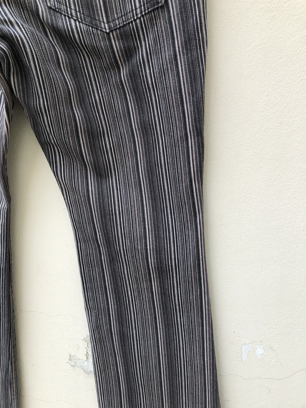 Vintage Semantic Design Japan Striped Pant Flare Jeans Size US 30 / EU 46 - 20 Thumbnail