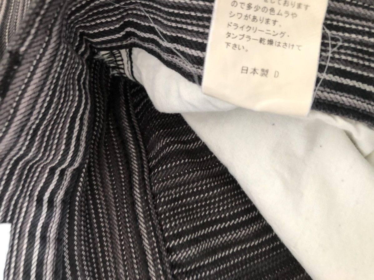 Vintage Semantic Design Japan Striped Pant Flare Jeans Size US 30 / EU 46 - 24 Thumbnail