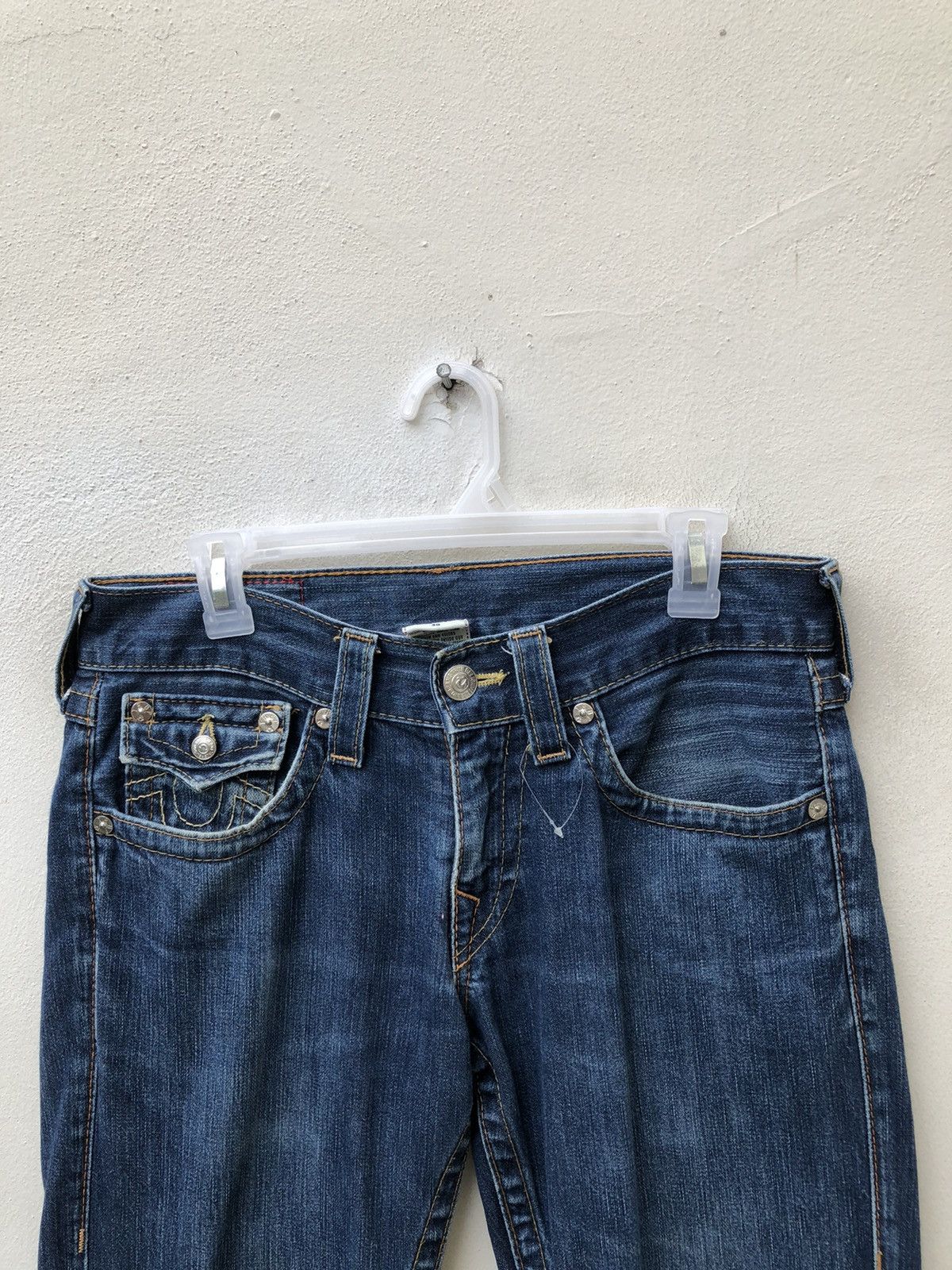 True Religion Vintage 2000s True Religion Billy Denim Flare Jeans Size US 30 / EU 46 - 7 Thumbnail