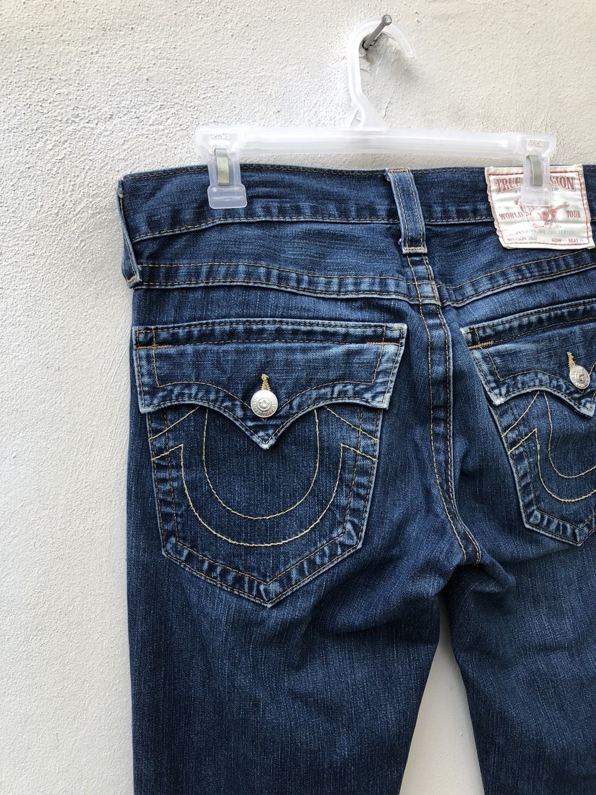 True Religion Vintage 2000s True Religion Billy Denim Flare Jeans Size US 30 / EU 46 - 16 Thumbnail