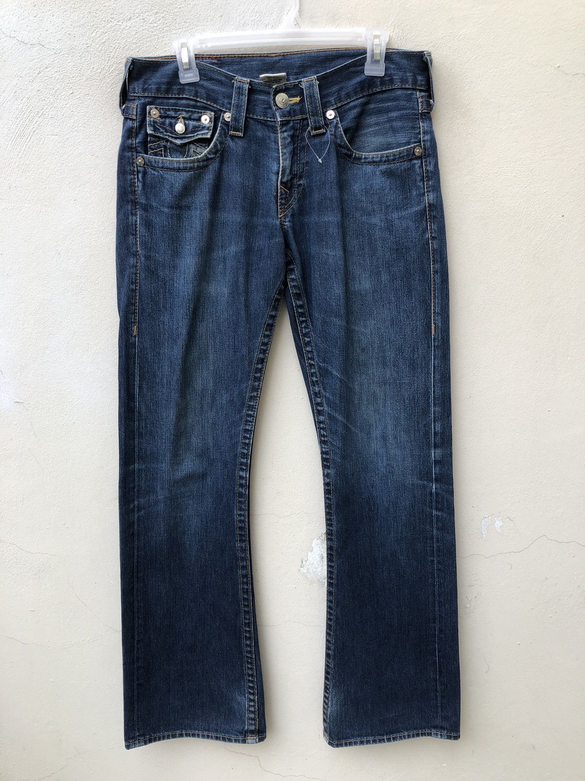 True Religion Vintage 2000s True Religion Billy Denim Flare Jeans Size US 30 / EU 46 - 6 Thumbnail