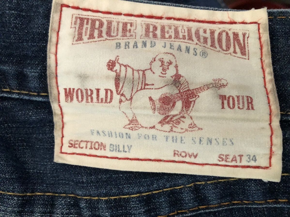 True Religion Vintage 2000s True Religion Billy Denim Flare Jeans Size US 30 / EU 46 - 25 Thumbnail