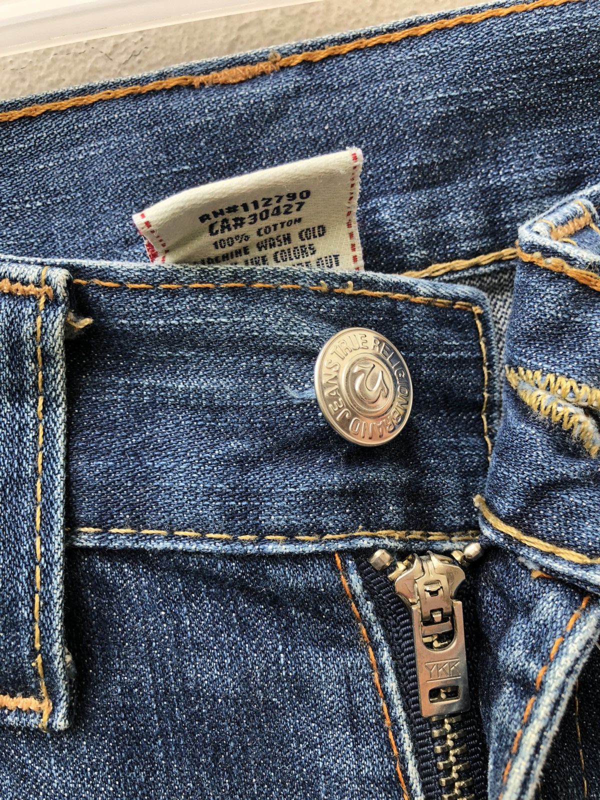 True Religion Vintage 2000s True Religion Billy Denim Flare Jeans Size US 30 / EU 46 - 8 Thumbnail