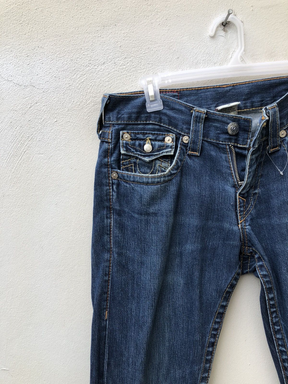 True Religion Vintage 2000s True Religion Billy Denim Flare Jeans Size US 30 / EU 46 - 9 Thumbnail