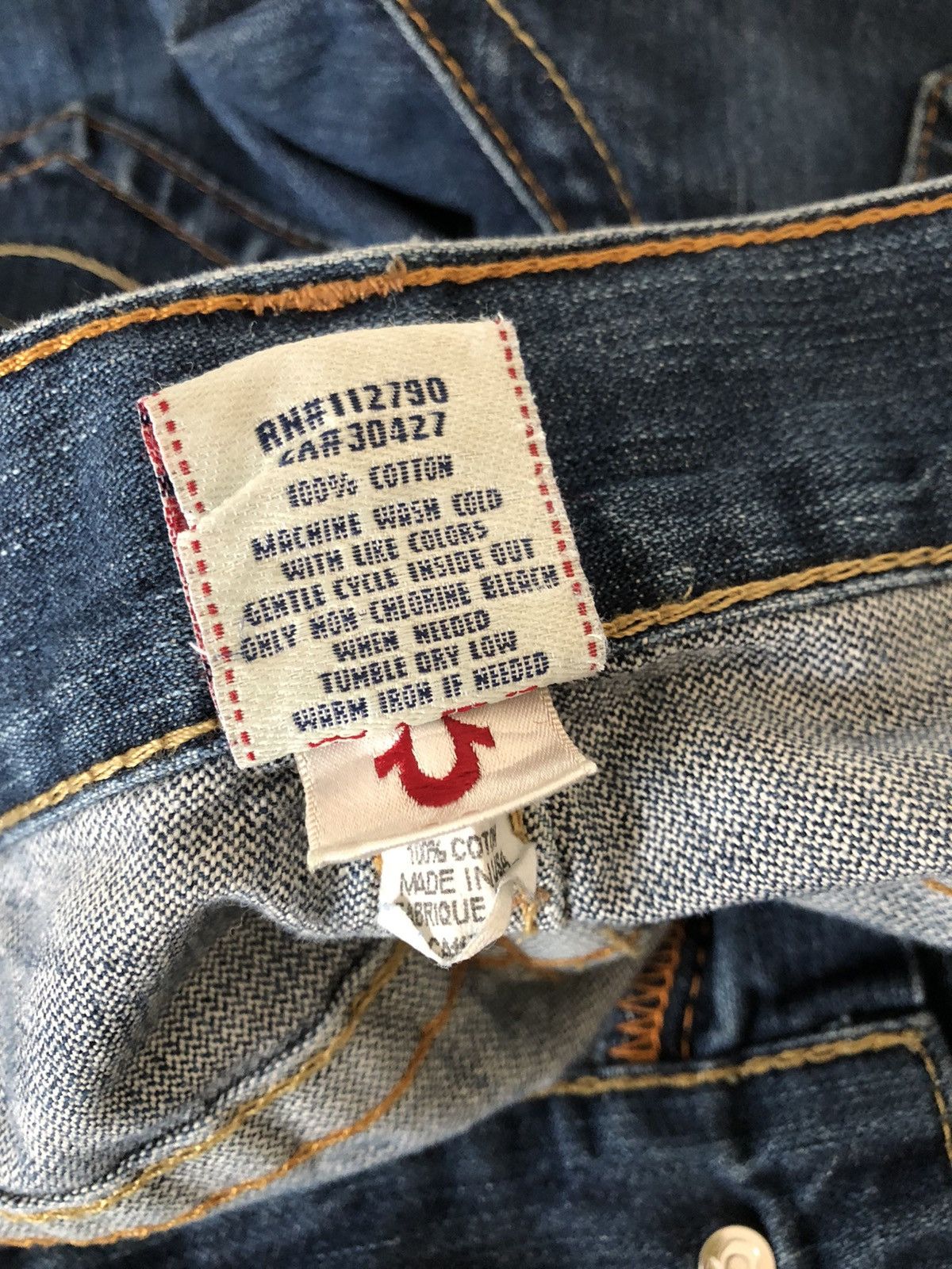 True Religion Vintage 2000s True Religion Billy Denim Flare Jeans Size US 30 / EU 46 - 23 Thumbnail