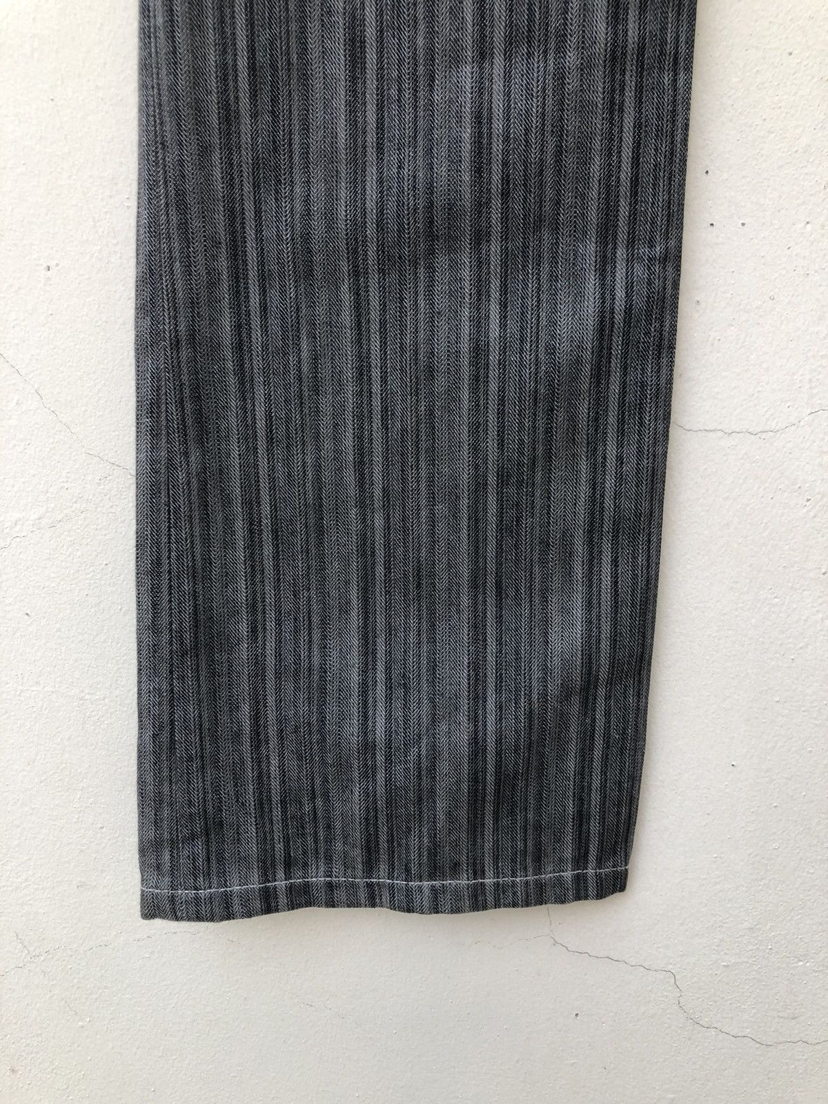 Tete Homme Tete Homme Japan Stretchable Striped Pant Flare Jeans Size US 30 / EU 46 - 18 Thumbnail