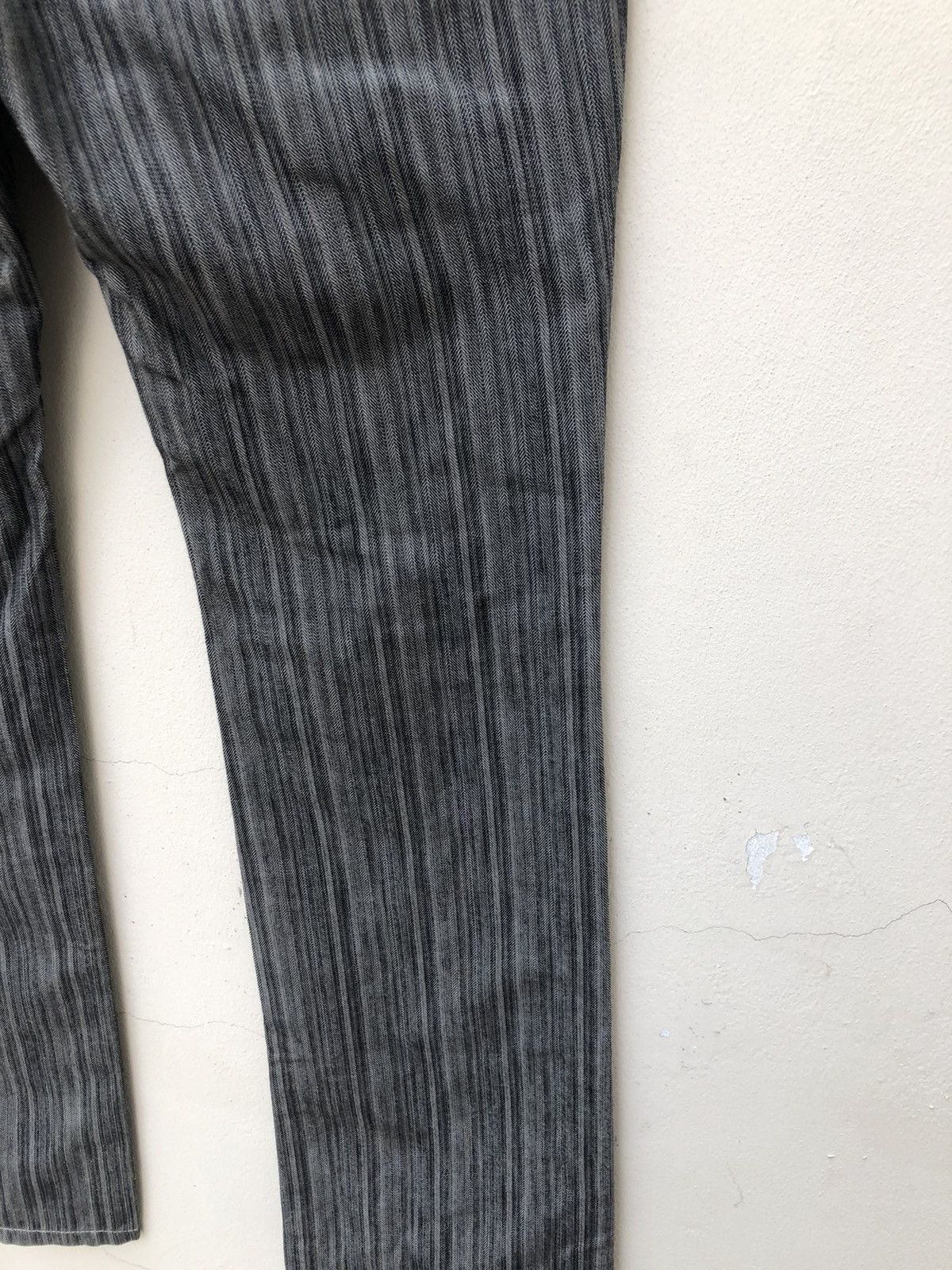 Tete Homme Tete Homme Japan Stretchable Striped Pant Flare Jeans Size US 30 / EU 46 - 21 Thumbnail