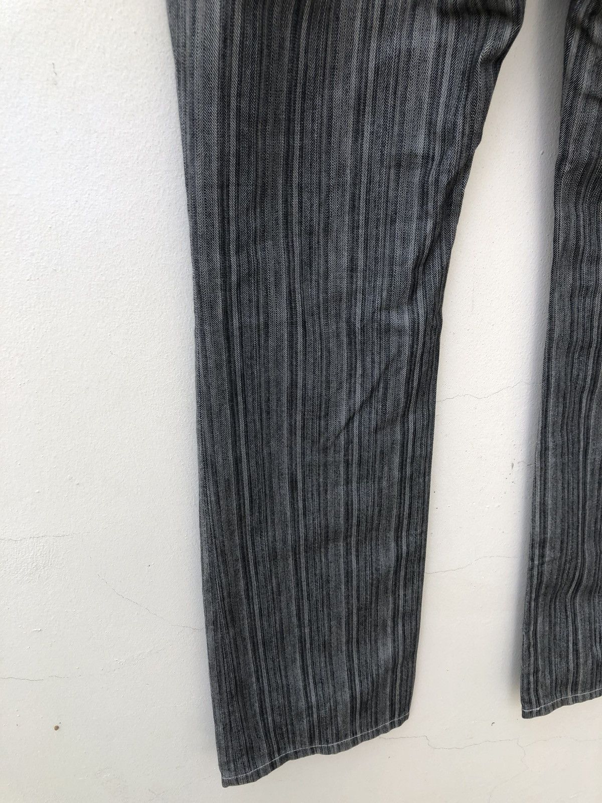 Tete Homme Tete Homme Japan Stretchable Striped Pant Flare Jeans Size US 30 / EU 46 - 17 Thumbnail