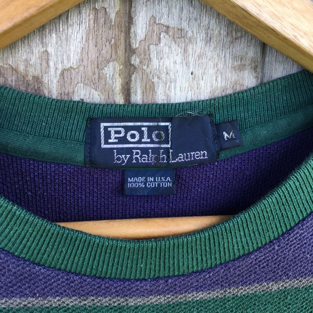 Polo Ralph Lauren Thrashed Faded Vintage 90s Polo Ralph Lauren ERD GRUNGE Size US M / EU 48-50 / 2 - 3 Thumbnail