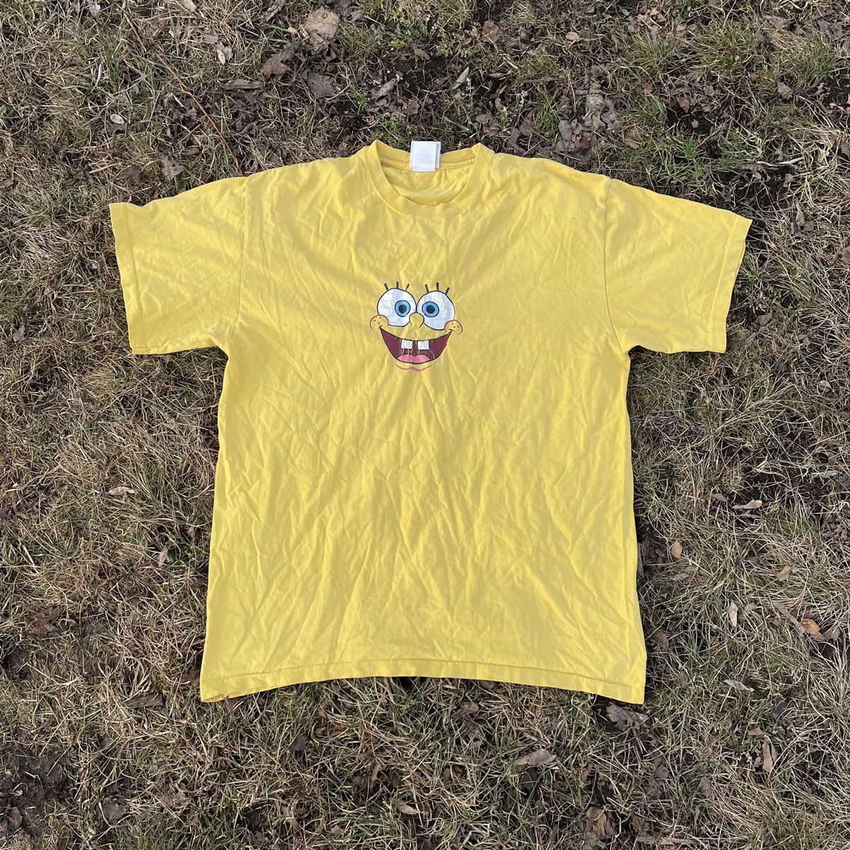 Vintage Vintage Y2K Sun Faded Graphic Tee Spongebob Streetwear L Size US L / EU 52-54 / 3 - 1 Thumbnail