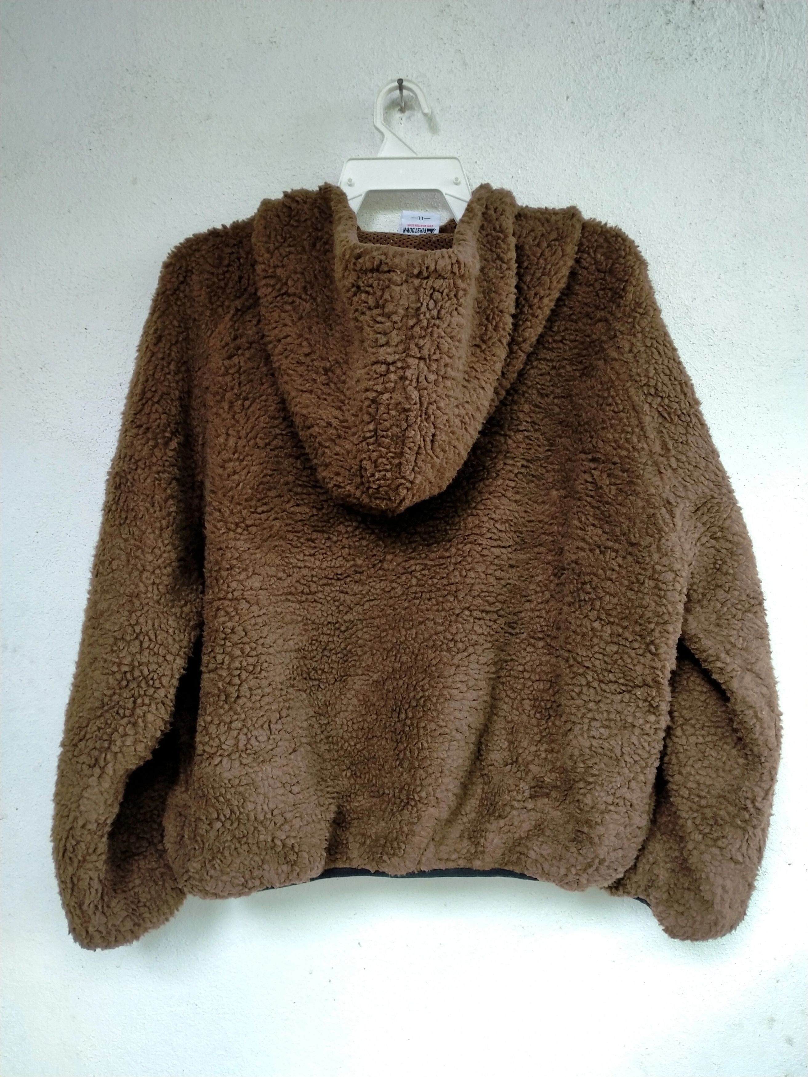 Japanese Brand First Down Fleece Boa Hoodie Size US XL / EU 56 / 4 - 2 Thumbnail