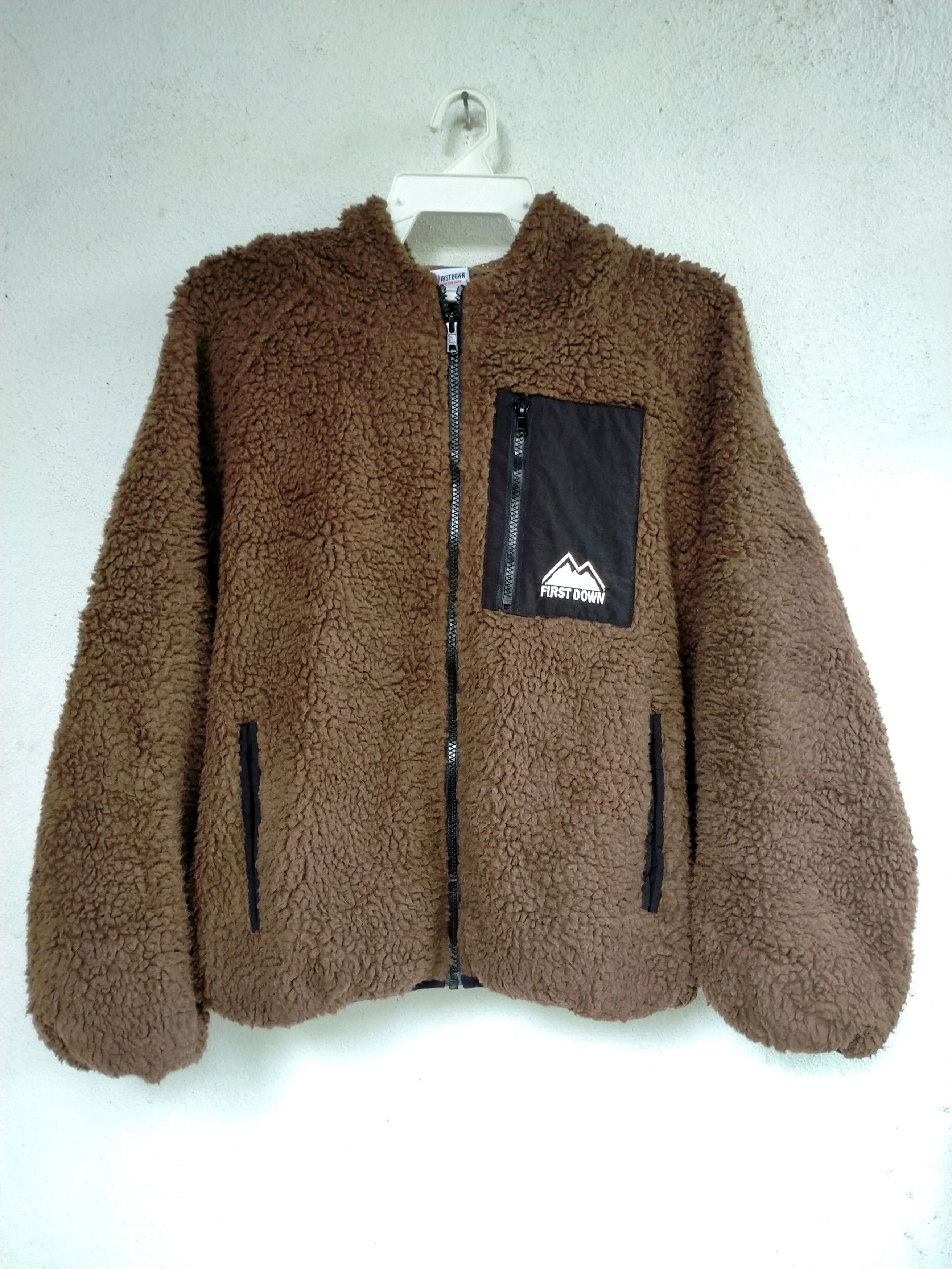 Japanese Brand First Down Fleece Boa Hoodie Size US XL / EU 56 / 4 - 1 Thumbnail