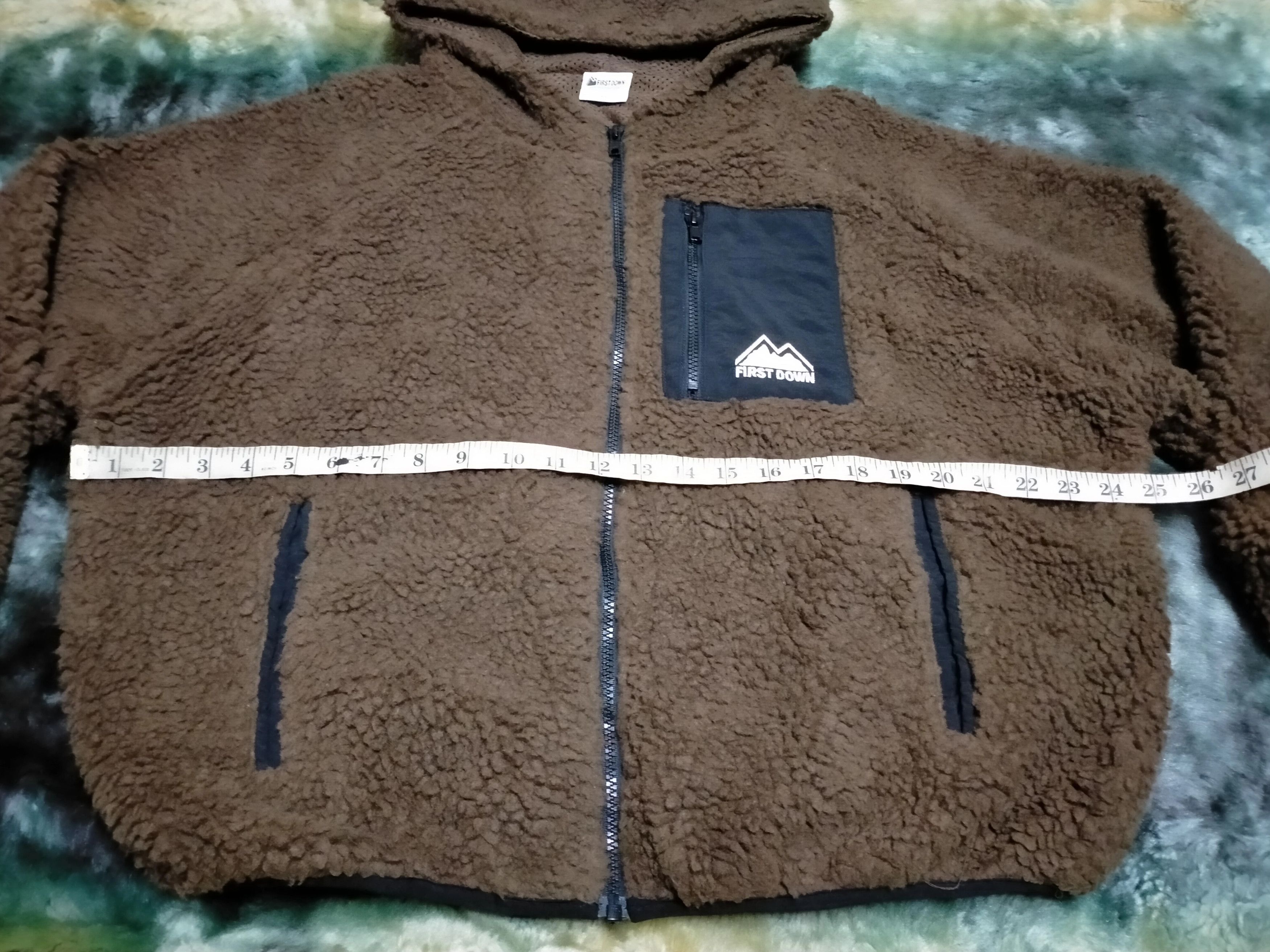Japanese Brand First Down Fleece Boa Hoodie Size US XL / EU 56 / 4 - 11 Thumbnail