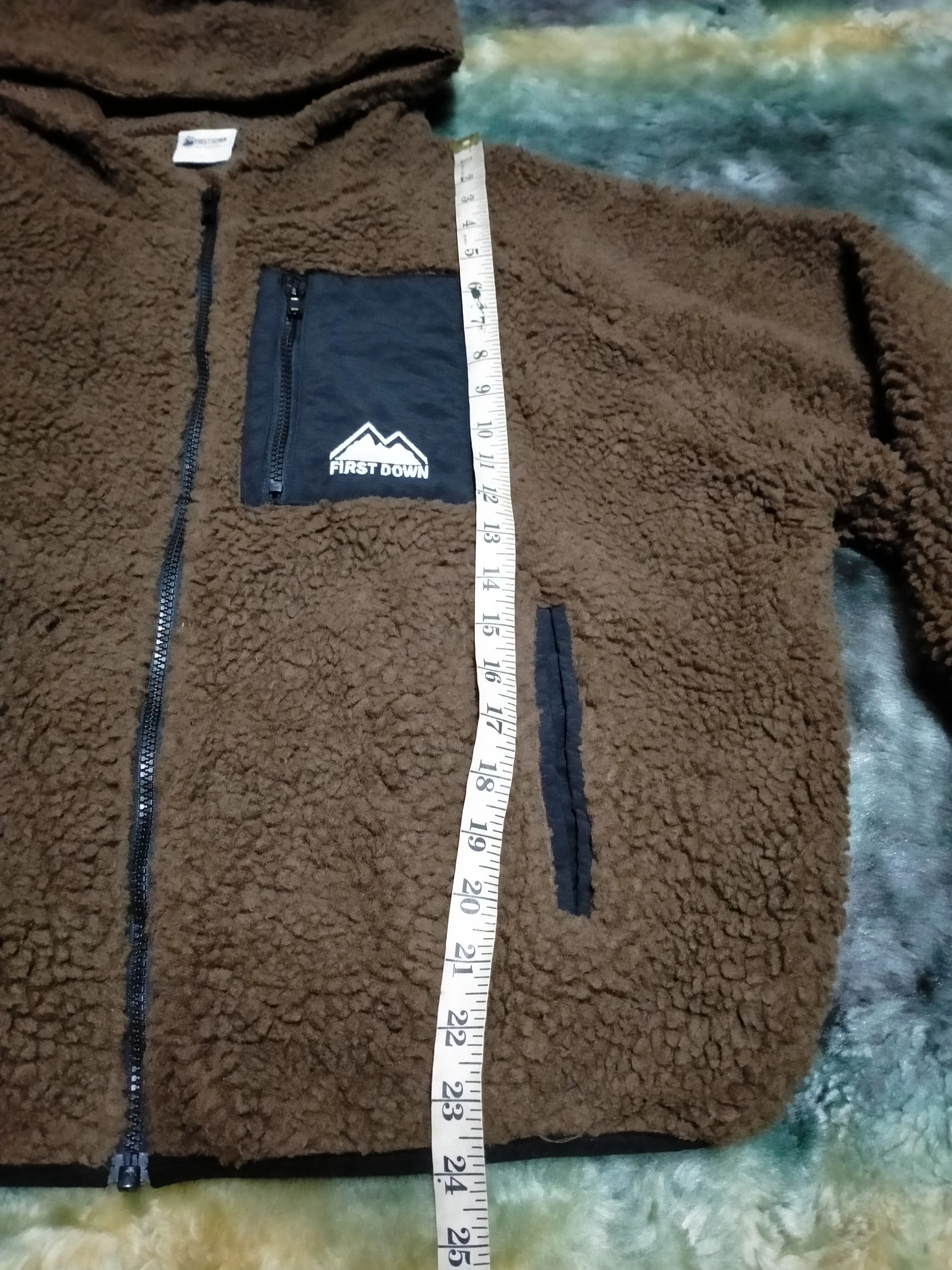 Japanese Brand First Down Fleece Boa Hoodie Size US XL / EU 56 / 4 - 12 Thumbnail