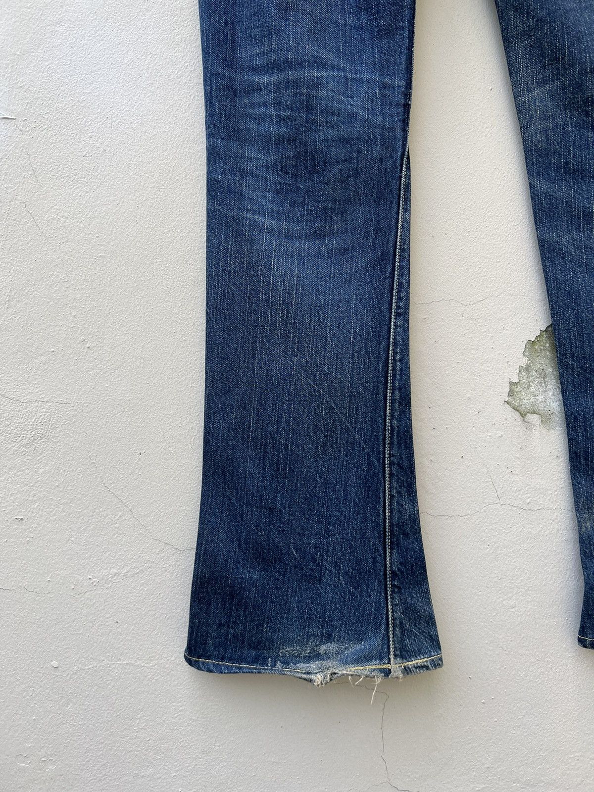 The Flat Head Vintage The Flat Head Unisex Denim Flare Jeans Size US 30 / EU 46 - 15 Thumbnail