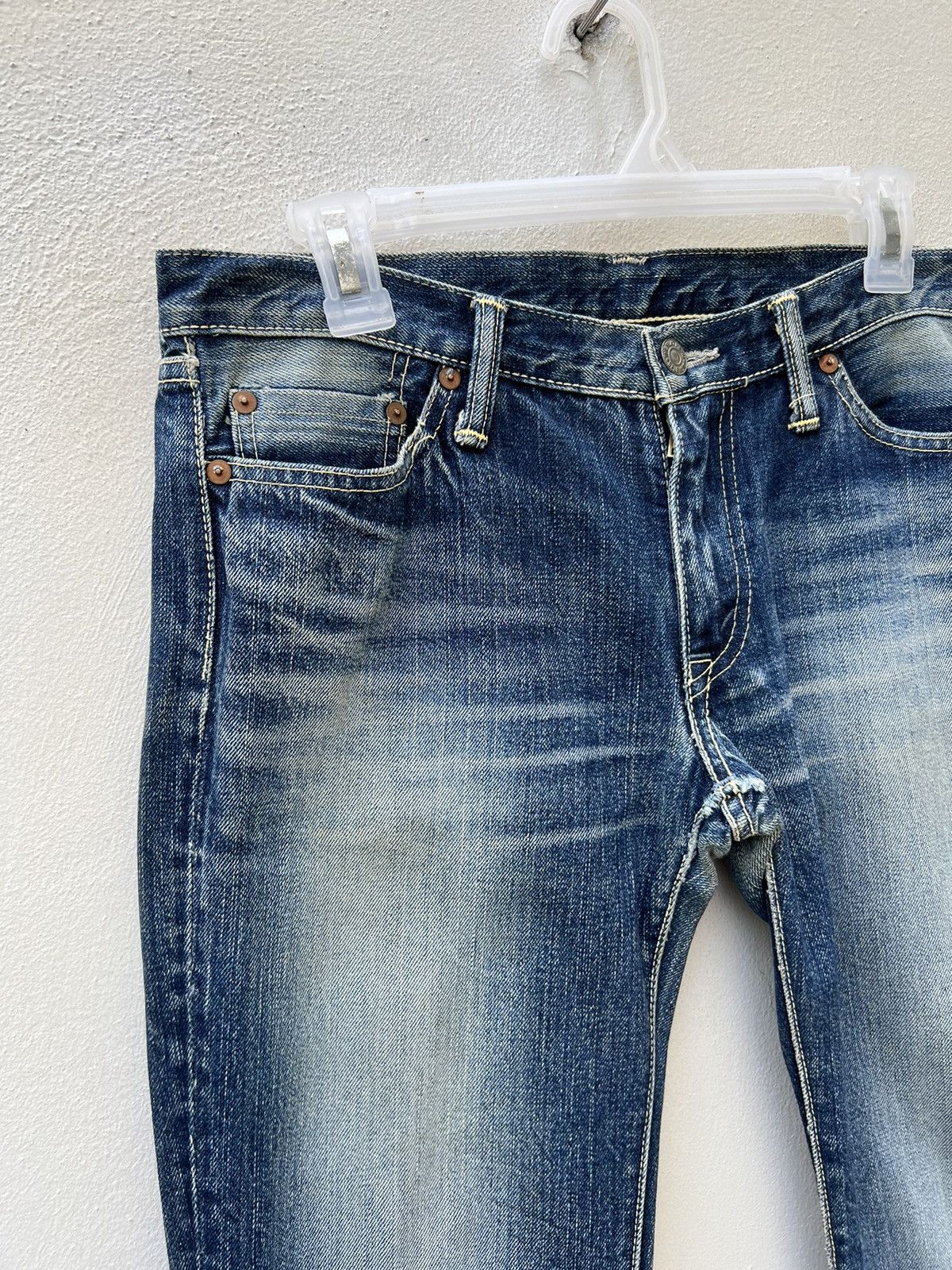 The Flat Head Vintage The Flat Head Unisex Denim Flare Jeans Size US 30 / EU 46 - 4 Thumbnail