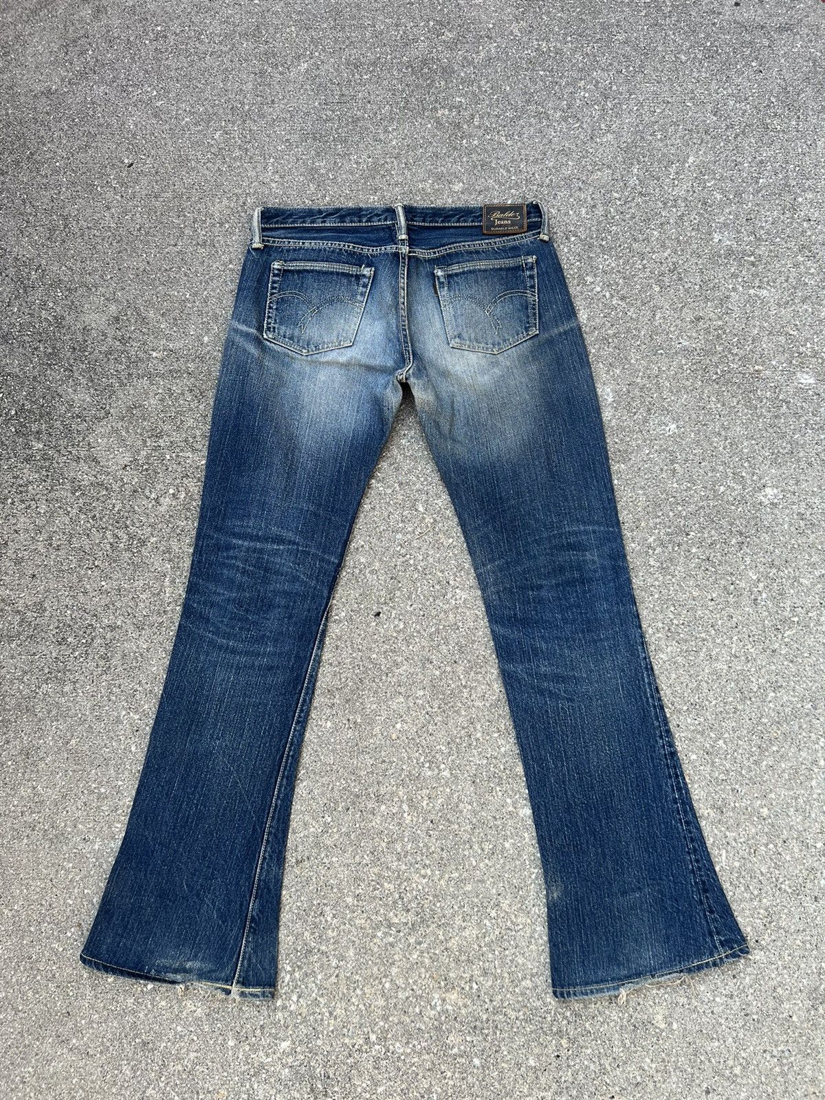 The Flat Head Vintage The Flat Head Unisex Denim Flare Jeans Size US 30 / EU 46 - 2 Thumbnail