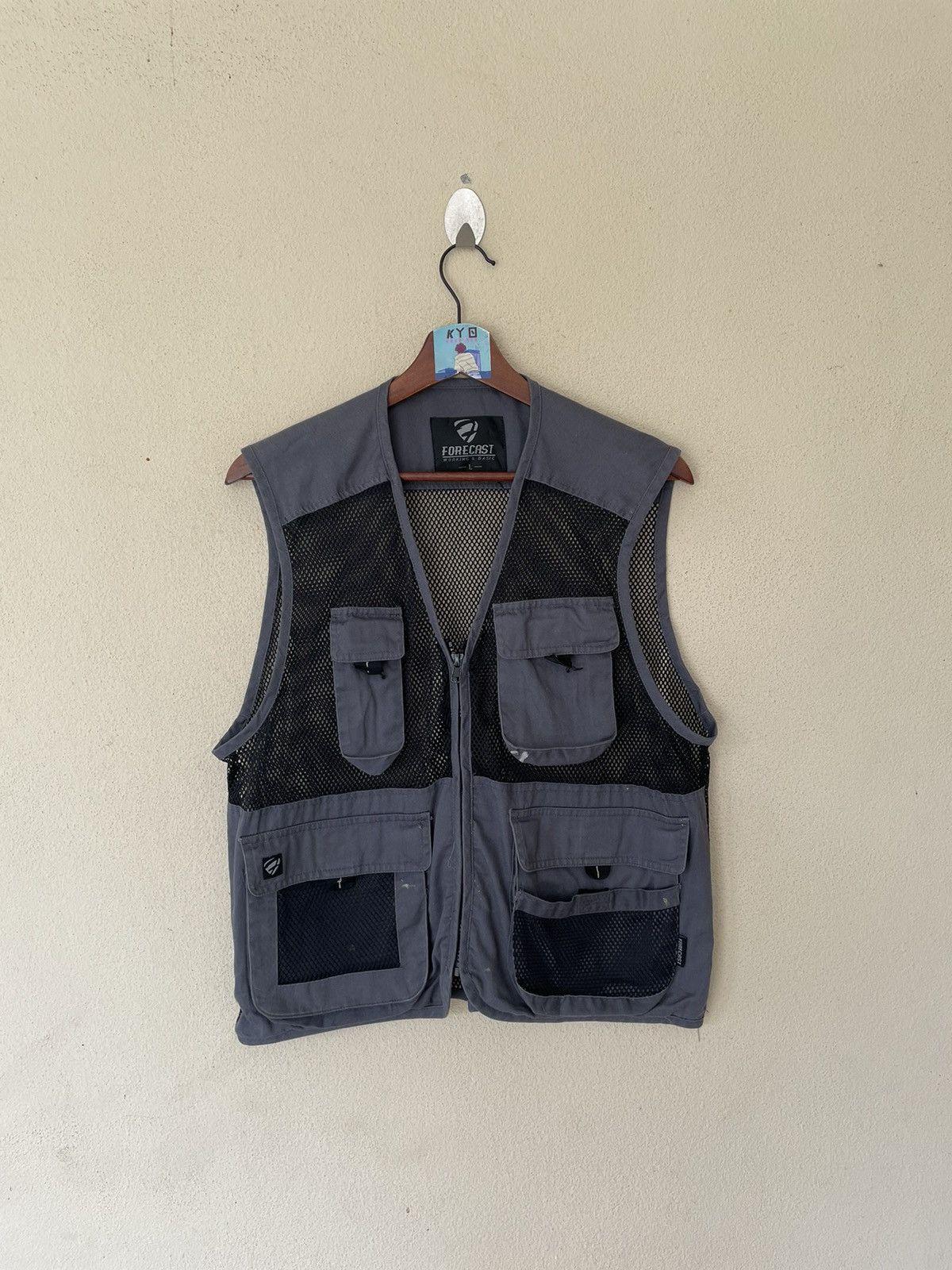 Japanese Brand FORECAST UTILITIES VEST Size US L / EU 52-54 / 3 - 2 Thumbnail