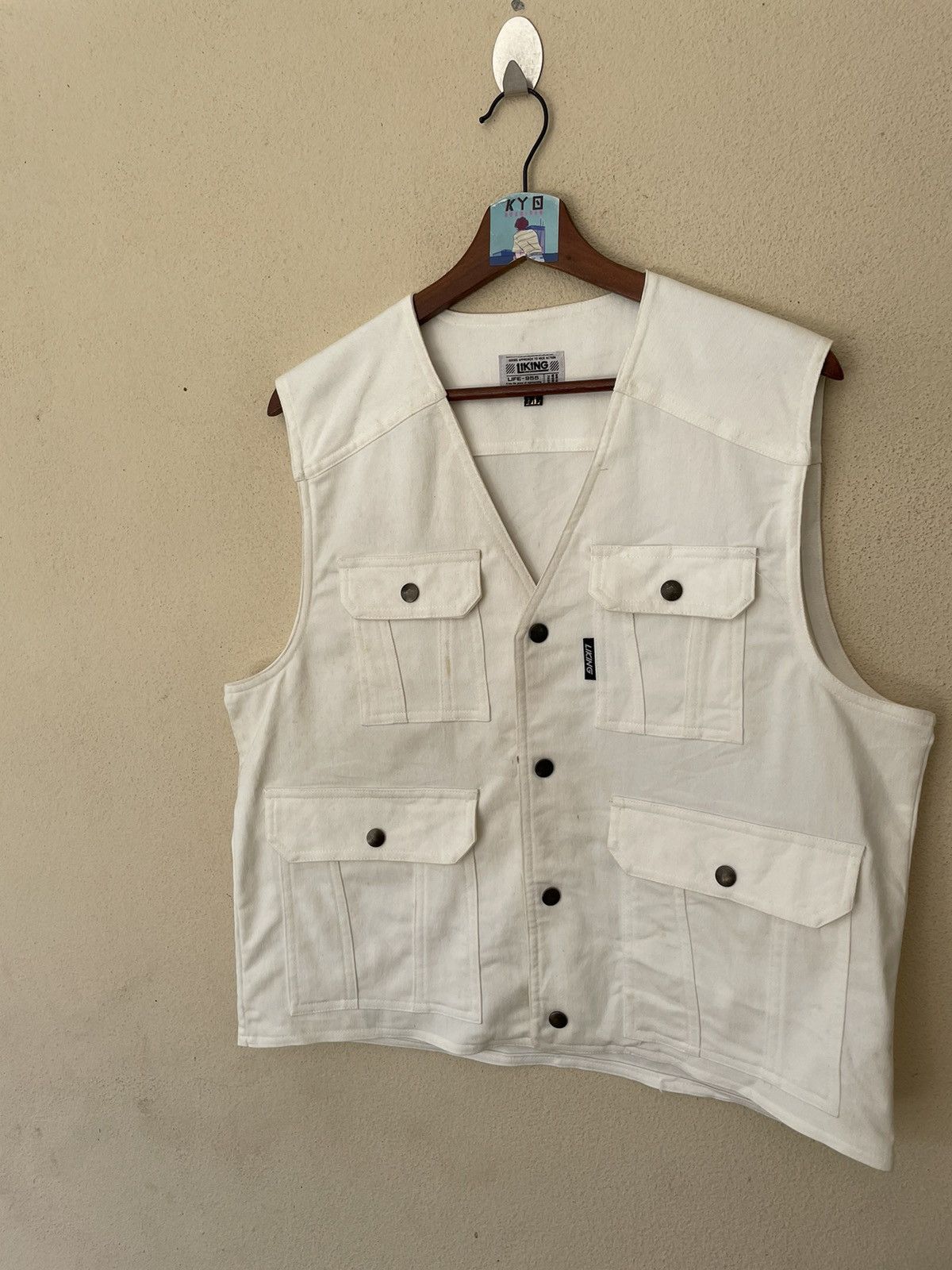 Japanese Brand × Vintage VINTAGE JAPANESE VEST Size US L / EU 52-54 / 3 - 4 Thumbnail