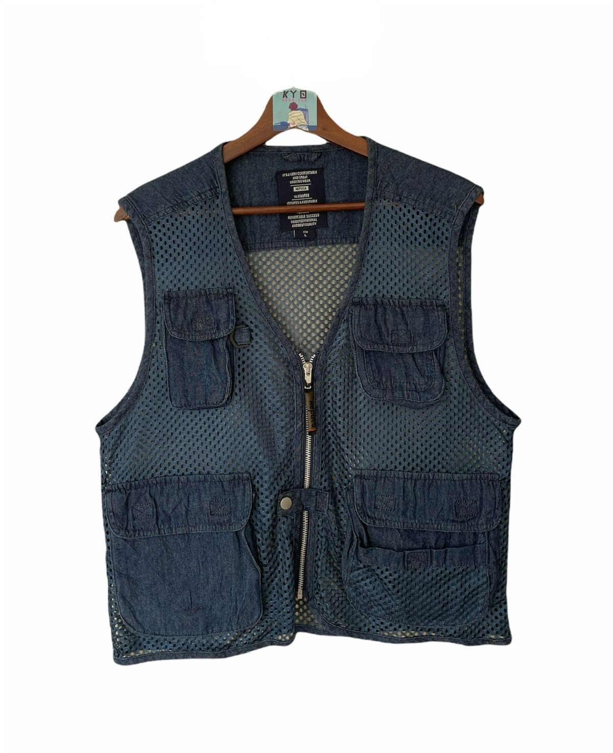 Japanese Brand NEPUCA UTILITIES VEST Size US L / EU 52-54 / 3 - 1 Thumbnail