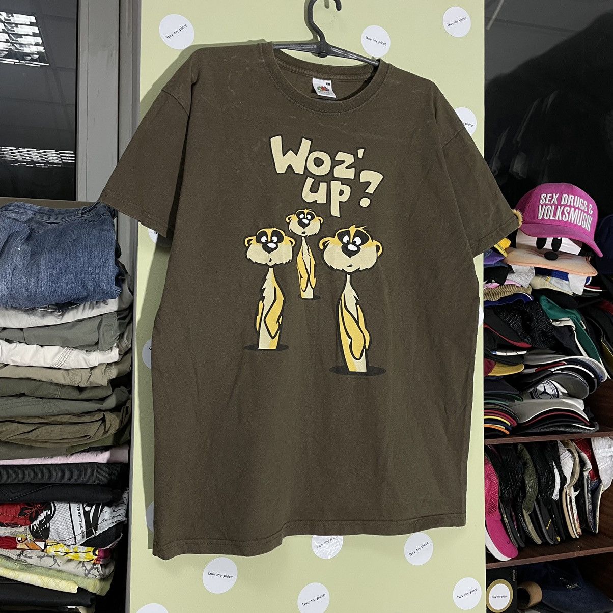 Vintage Vintage Y2K Waz Graphic Tee Sun Faded Streetwear Oversized L Size US L / EU 52-54 / 3 - 3 Thumbnail