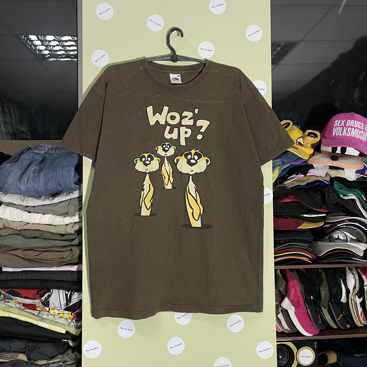 Vintage Vintage Y2K Waz Graphic Tee Sun Faded Streetwear Oversized L Size US L / EU 52-54 / 3 - 1 Thumbnail