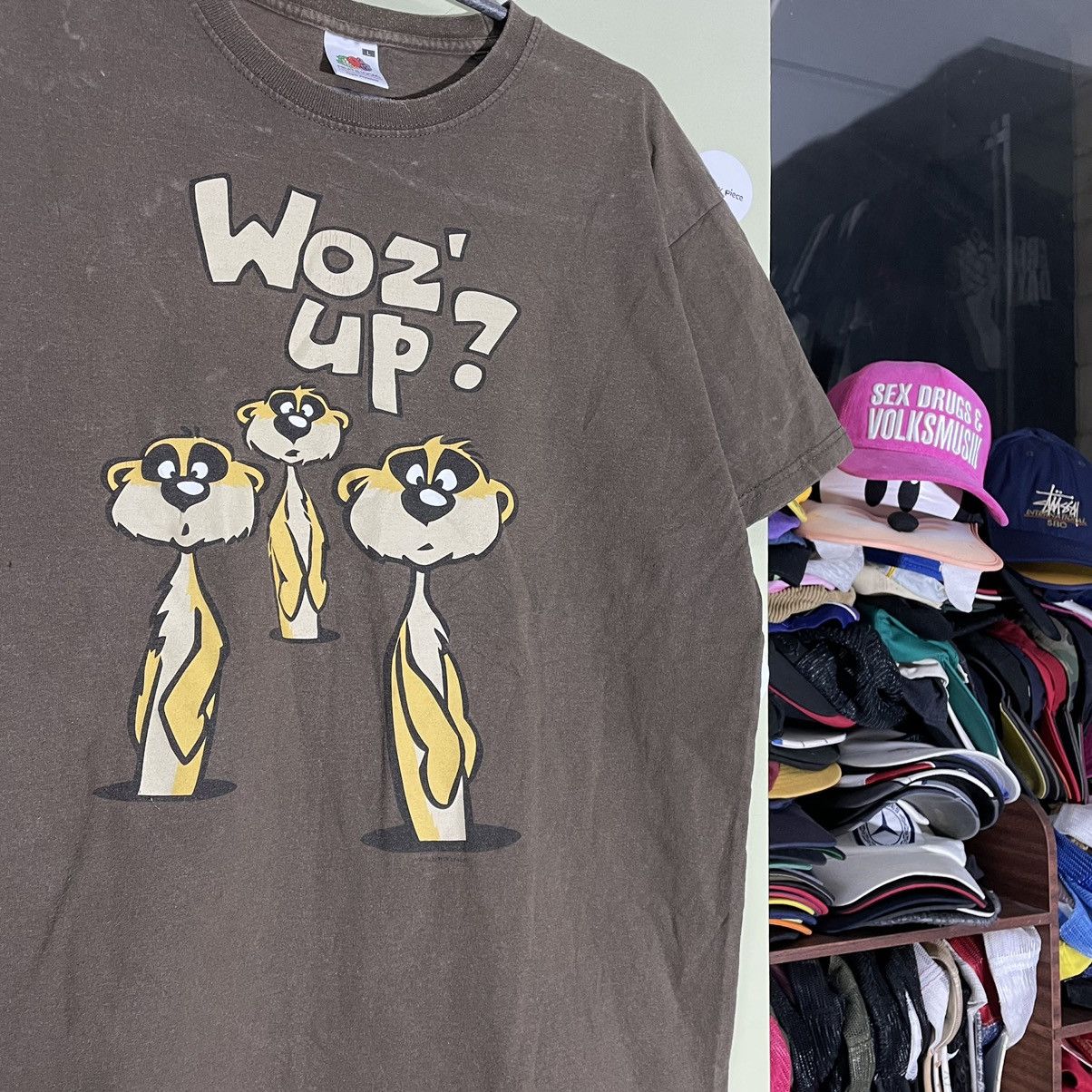 Vintage Vintage Y2K Waz Graphic Tee Sun Faded Streetwear Oversized L Size US L / EU 52-54 / 3 - 4 Thumbnail
