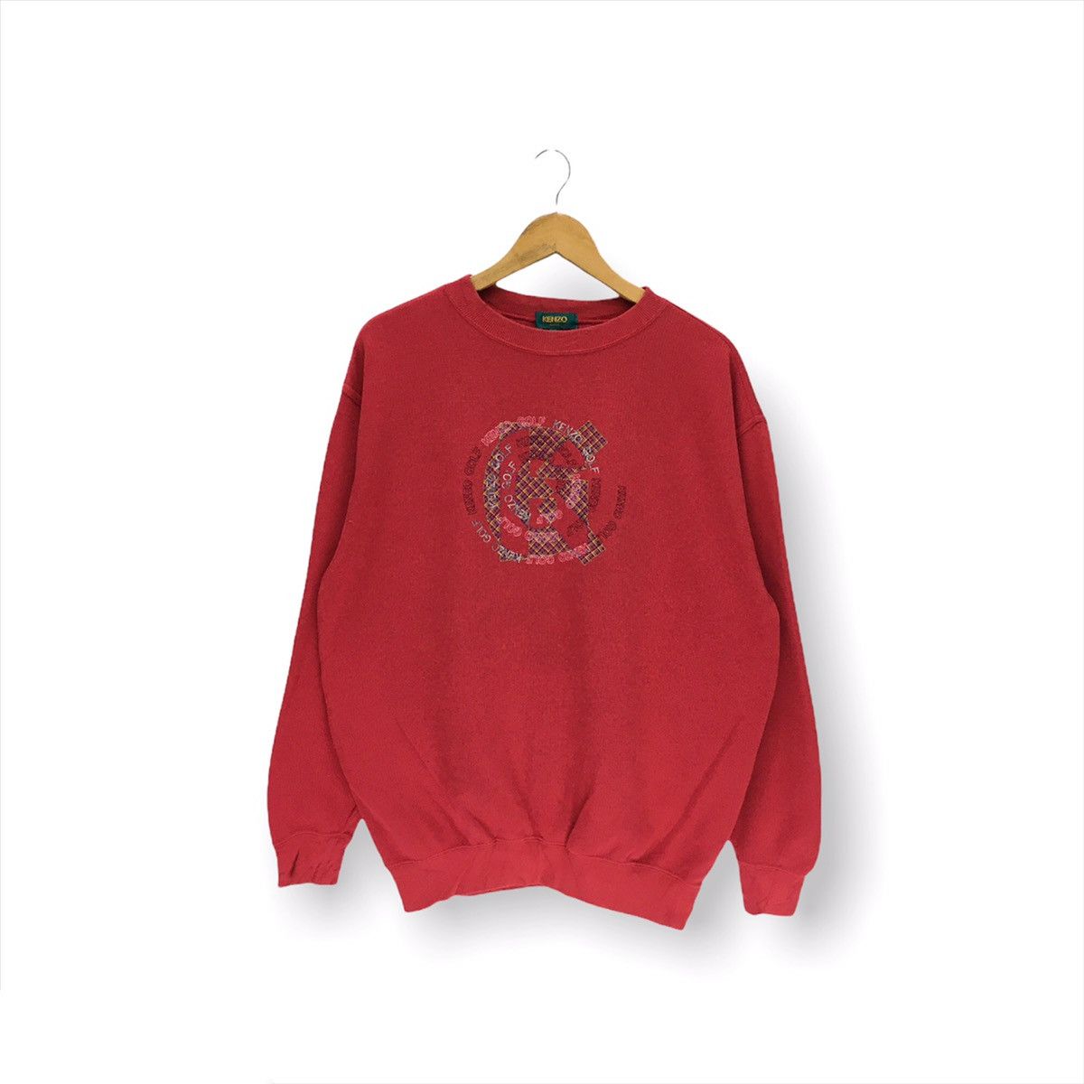 Kenzo × Vintage Vintage Kenzo Golf Big Logo Sweatshirt Size US M / EU 48-50 / 2 - 1 Thumbnail