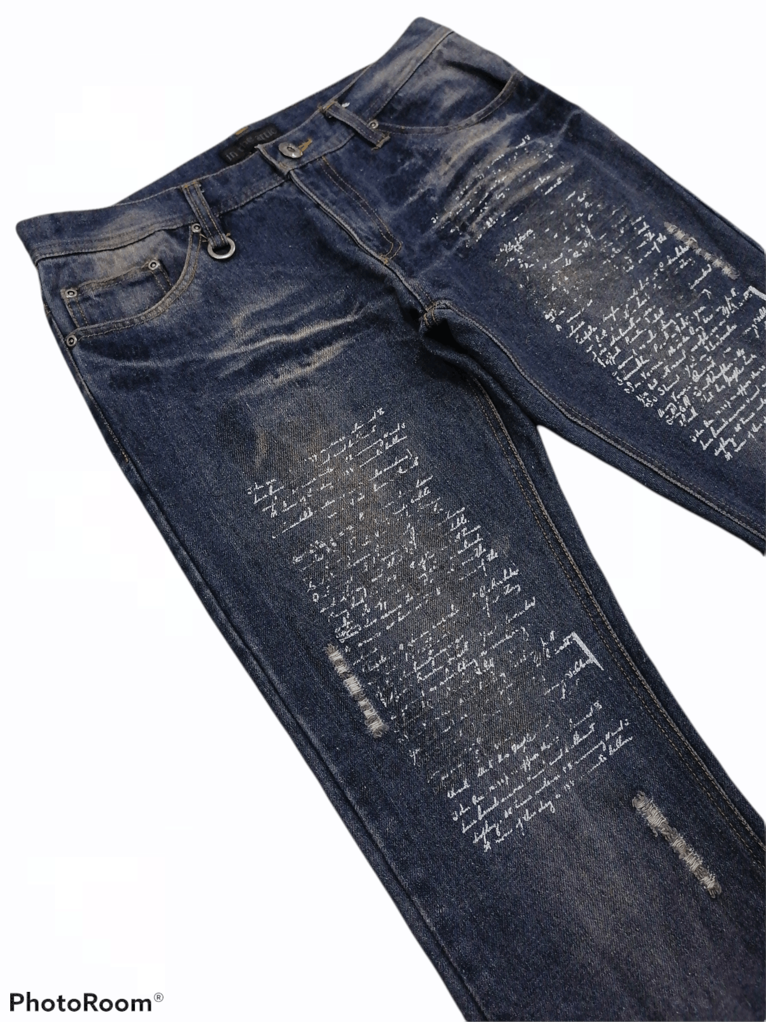 If Six Was Nine In The Attic Claw Mark Distressed Denim Pants Size US 31 - 3 Thumbnail