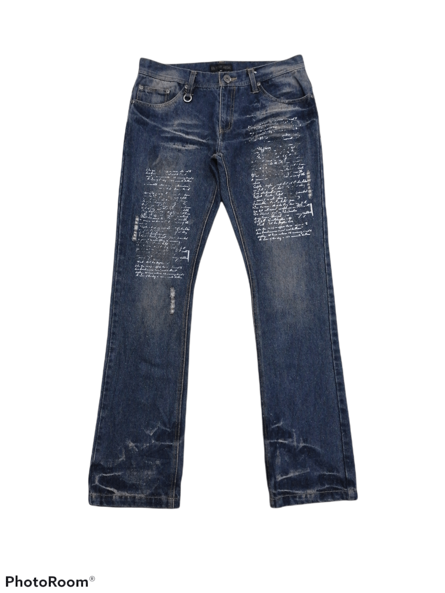If Six Was Nine In The Attic Claw Mark Distressed Denim Pants Size US 31 - 1 Thumbnail