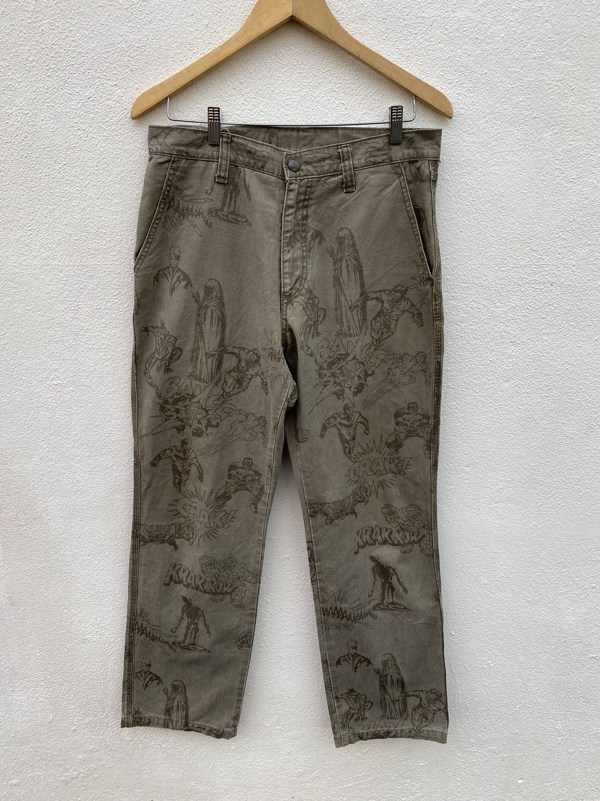 ABAHOUSE × Japanese Brand × Marvel Comics Abahouse full print marvel characters cargo pants size 32 Size US 32 / EU 48 - 17 Thumbnail