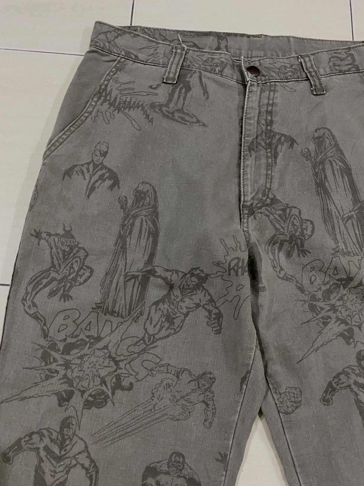 ABAHOUSE × Japanese Brand × Marvel Comics Abahouse full print marvel characters cargo pants size 32 Size US 32 / EU 48 - 8 Thumbnail