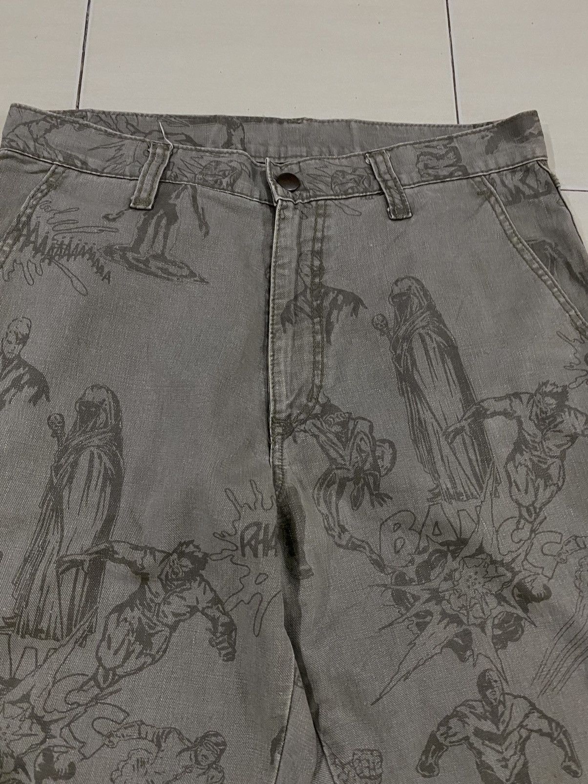 ABAHOUSE × Japanese Brand × Marvel Comics Abahouse full print marvel characters cargo pants size 32 Size US 32 / EU 48 - 11 Thumbnail