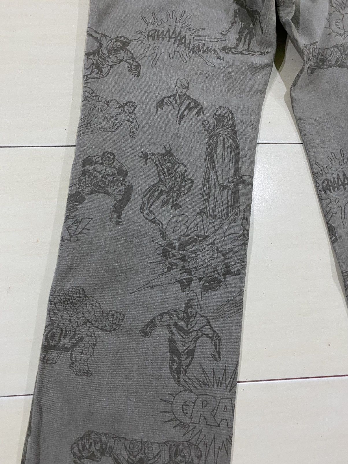 ABAHOUSE × Japanese Brand × Marvel Comics Abahouse full print marvel characters cargo pants size 32 Size US 32 / EU 48 - 4 Thumbnail